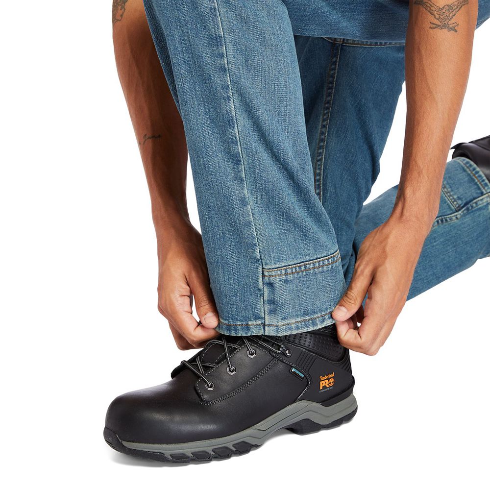Pantalones Timberland Hombre Pro® Grit-N-Grind Flex Denim Work Jeans Azules - Chile HYP-349850